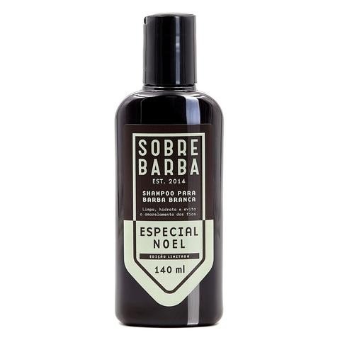 Shampoo Para Barba Branca - Especial Noel - Sobrebarba - Frasco com 140ml - Mundo dos Óleos