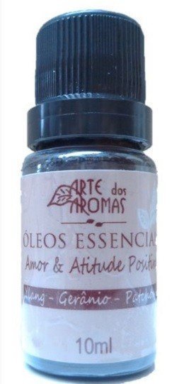 Sinergia Amor & Atitude Positiva - Arte dos Aromas - Frasco com 10ml - Mundo dos Óleos