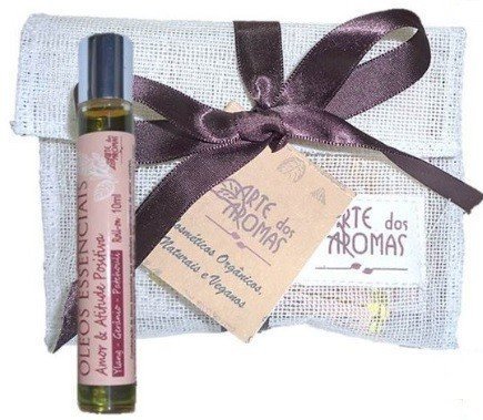 Sinergia Amor & Atitude Positiva Roll-on - Arte dos Aromas - Frasco com 10ml - Mundo dos Óleos