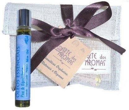 Sinergia Paz & Equilíbrio Roll-on - Arte dos Aromas - Frasco com 10ml - Mundo dos Óleos