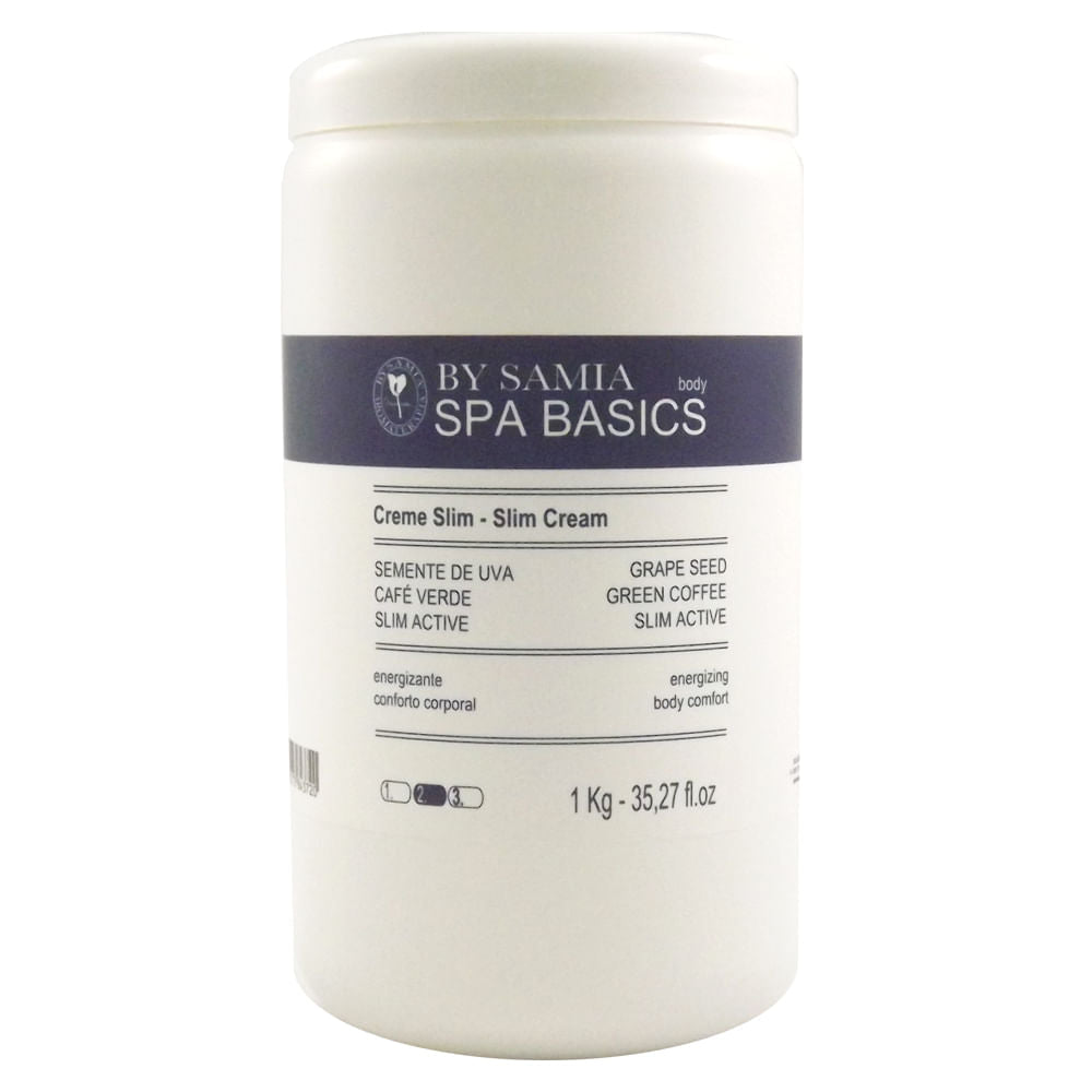 Creme Slim Emagrecedor - By Samia - Frasco com 1kg - Mundo dos Óleos