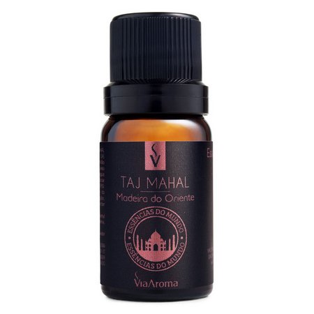 Essência do Mundo Taj Mahal - Via Aroma - Frasco com 10ml - Mundo dos Óleos