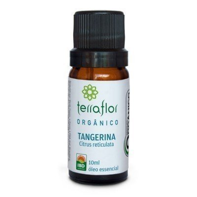 Óleo Essencial de Tangerina Orgânico - Terra Flor - Frasco com 10ml - Mundo dos Óleos