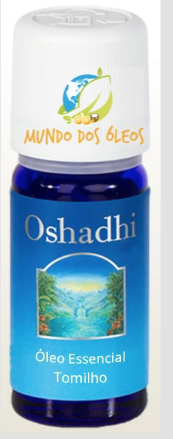 Óleo Essencial Orgânico de Tomilho (qt. Timol) - Oshadhi - Frasco com 5ml - Mundo dos Óleos