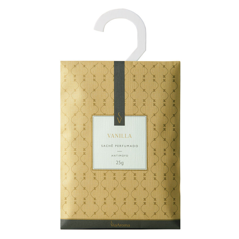 Sachê Perfumado 25g - Vanilla - Via Aroma - Mundo dos Óleos