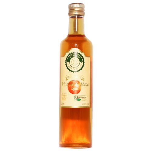 Vinagre Orgânico de Maçã - São Francisco - Frasco com 500ml - Mundo dos Óleos