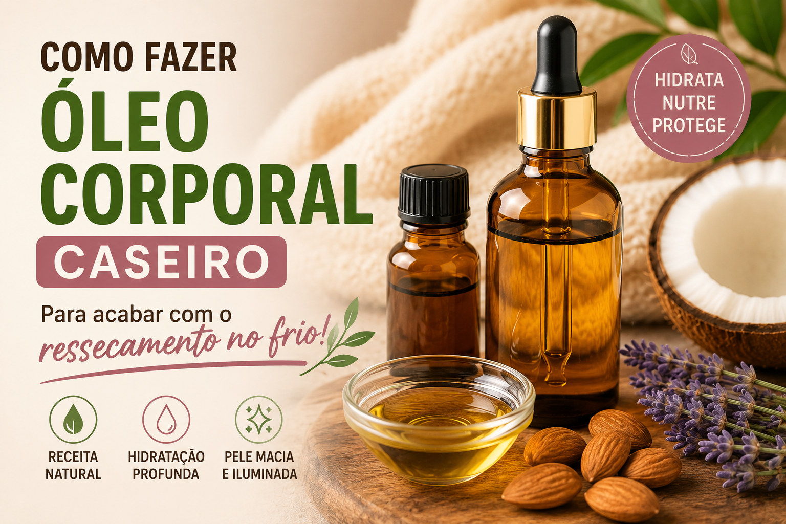 Como Fazer Óleo Corporal Caseiro Para Acabar com o Ressecamento no Frio