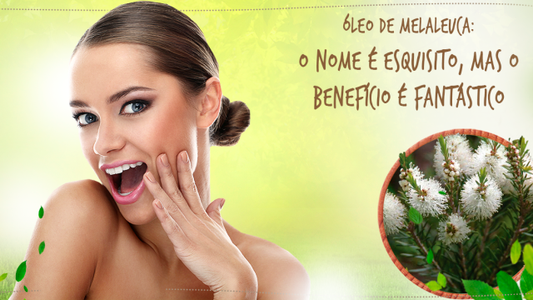 Óleo de Melaleuca: o nome é esquisito, mas o benefício é fantástico!