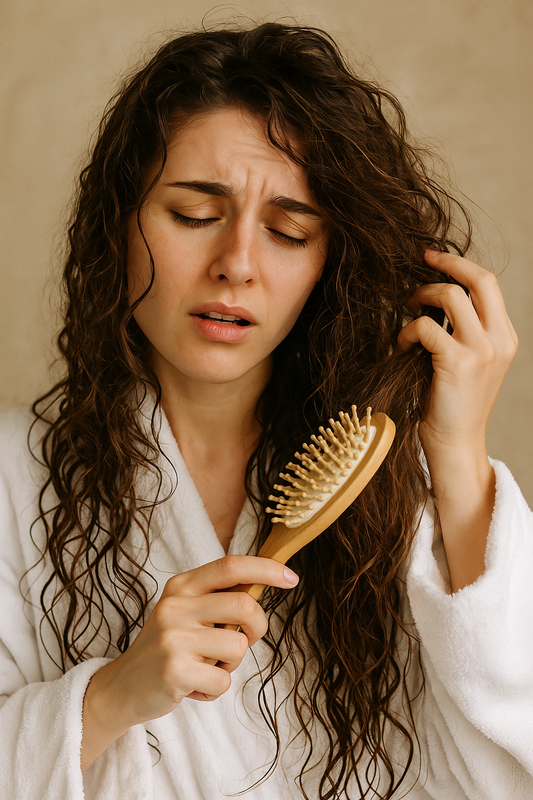 Cabelos embaraçados? Conheça 3 soluções naturais que vão salvar seus fios no banho