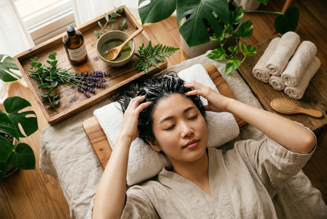 Head spa em casa: o ritual coreano de massagem no couro cabeludo com alecrim que viralizou (e o que a ciência já sabe)