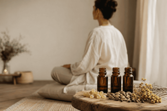 Meditação profunda: descubra o poder do olíbano, cardamomo e immortelle