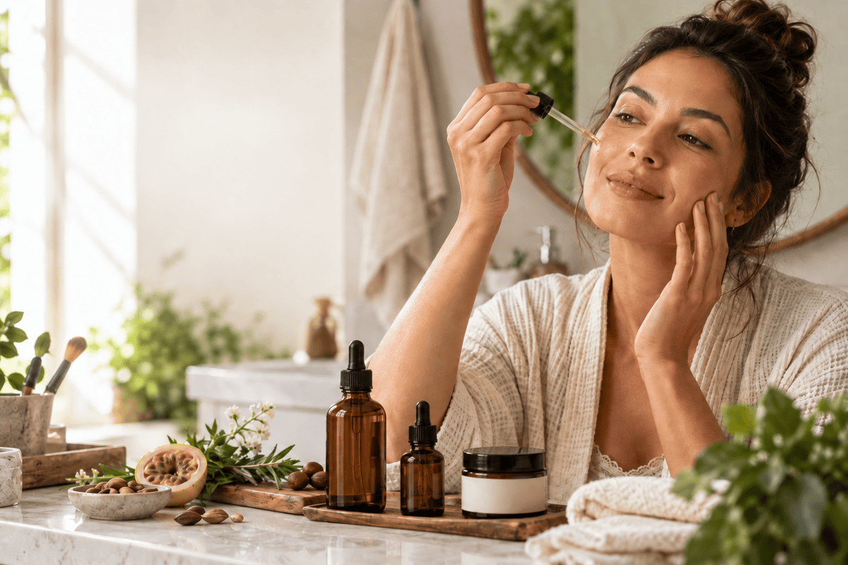 Skincare básica: óleos e extratos para a pele do rosto