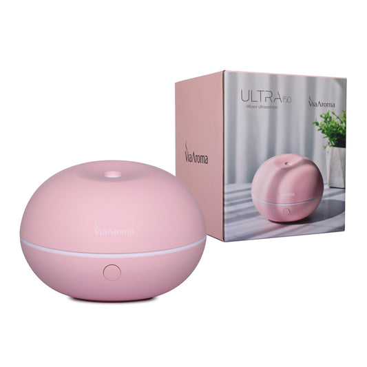 Difusor Ultrassônico (Rosa) - Via Aroma - 150ml