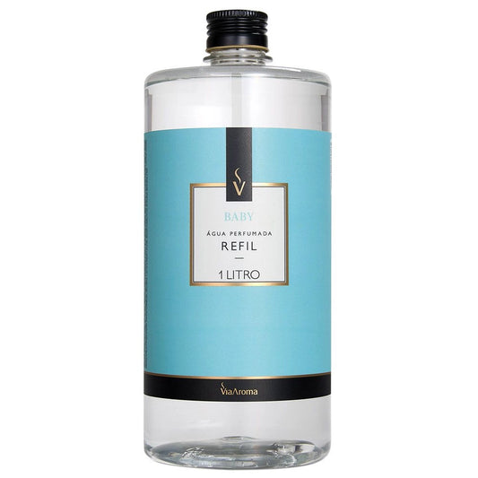 Refil Água Perfumada de Baby - Via Aroma - Frasco com 1 Litro