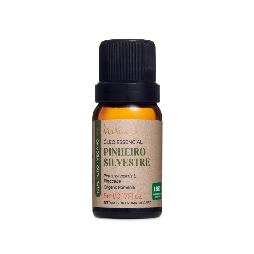 Óleo Essencial de Pinheiro Silvestre - Via Aroma - Frasco com 5ml