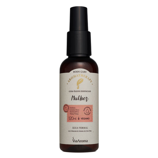 Água Termal Aromatherapy Mulher - Via Aroma - Frasco com 120ml
