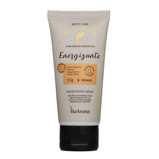 Creme Para Mãos Energizante - Via Aroma - Frasco com 60g
