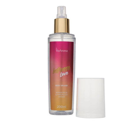 Body Splash Desodorante Intense Love Via Aroma - 200ml