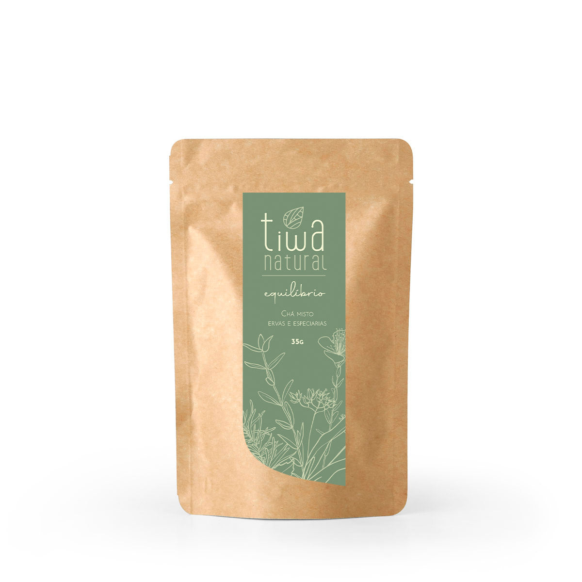 Chá Misto Equilíbrio 35g - Ervas, Flores e Especiarias - Tiwa