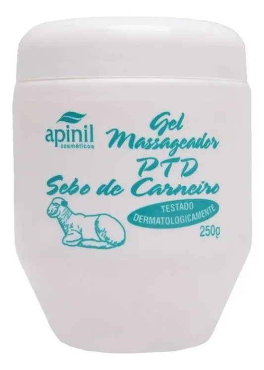Gel Massageador Sebo de Carneiro com PTD - Apinil  - 250g