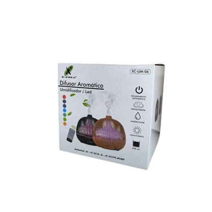 Umidificador de  Ar com LED - Flex Gold - 500 mL