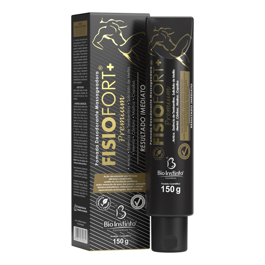 Pomada Desodorante Massageadora Fisiofort + Premium - Bio Instinto - 150g
