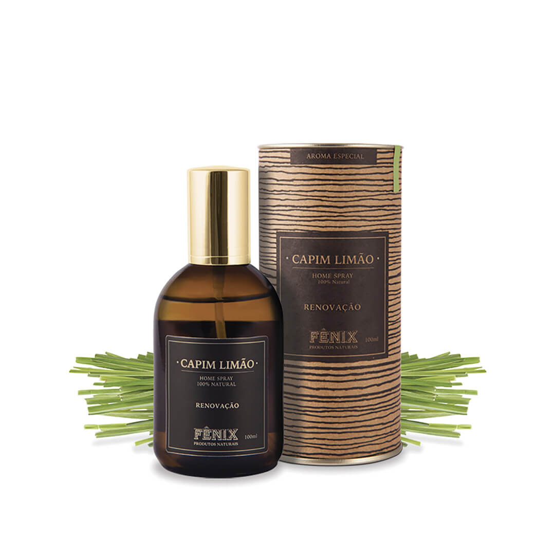 Home Spray de Capim Limão - Fênix - Frasco com 100ml