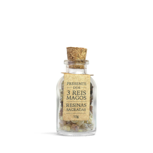 Resinas Sagradas Olíbano, Mirra E Damar 10g - Fênix