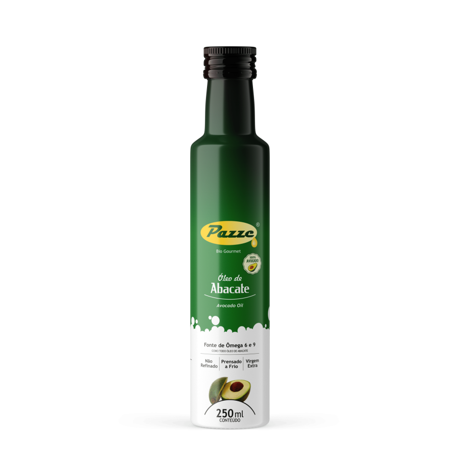 Óleo de Abacate - Pazze - Frasco com 250ml - Mundo dos Óleos