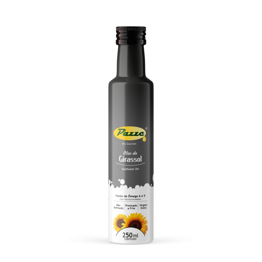 Óleo de Girassol - Pazze - Frasco com 250ml - Mundo dos Óleos