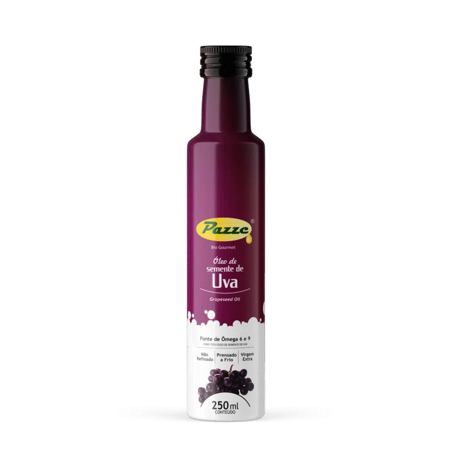 Óleo de Semente de Uva - Pazze - Frasco com 250ml - Mundo dos Óleos