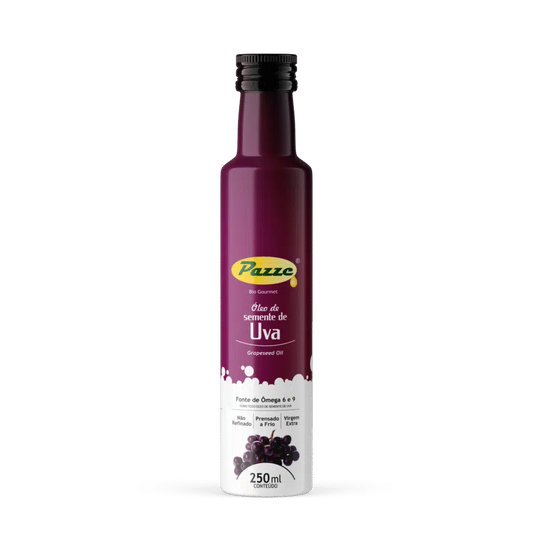 Óleo de Semente de Uva - Pazze - Frasco com 250ml - Mundo dos Óleos