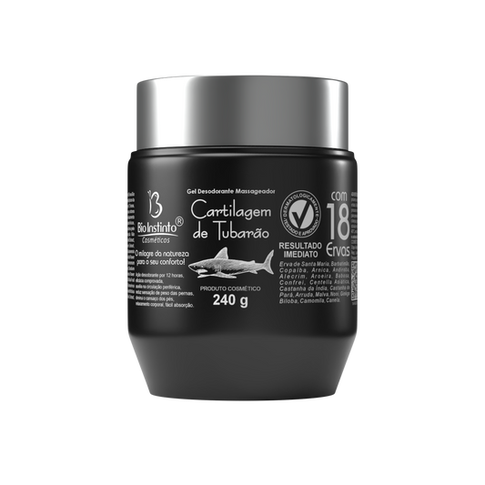 Gel Cartilagem de Tubarão com 18 Ervas - Bio Instinto - 240g