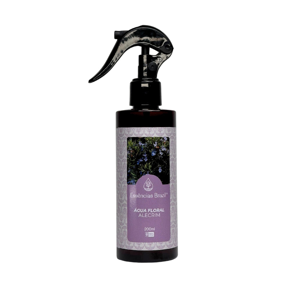 Água Floral de Alecrim - Essências Brazil - Frasco com 200ml