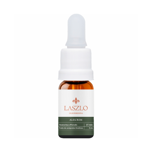 Oleorresina de Alecrim GT Índia - Laszlo - Frasco com 5ml - Mundo dos Óleos