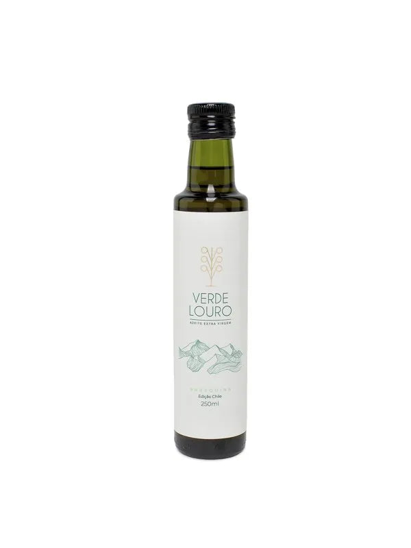 Azeite Extra Virgem Arbequina Edição Chile - Frasco com 250ml - Verde Louro