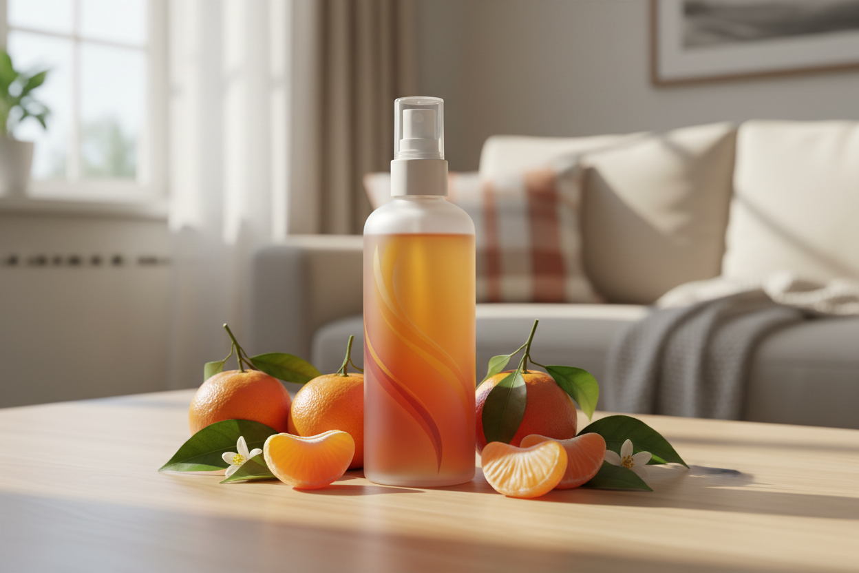 Aromatizador de Ambiente – Tangerina
Fragrância cítrica e doce para ambientes vibrantes e acolhedores

Nome do produto: Home Spray Tangerina

Categoria: Aromatizador de ambiente
Imagem sem nada escrito
Tipo de aplicação: Spray borrifador