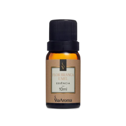 Essência Flor Branca e Mel - Via Aroma - Frasco com 10ml