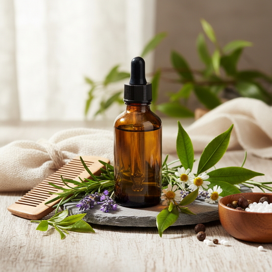 Sinergia Para Alopecia Areata + Inflamação - Mundo dos Óleos