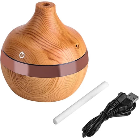 Umidificador Ultrassônico com LED - Flex Gold - 300 mL