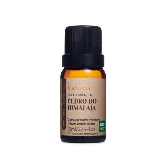 Óleo Essencial de Cedro do Himalaia - Via Aroma - Frasco com 10ml