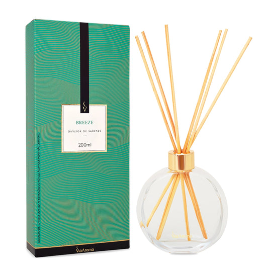 Difusor de Varetas - Breeze - Via Aroma - Frasco com 200ml