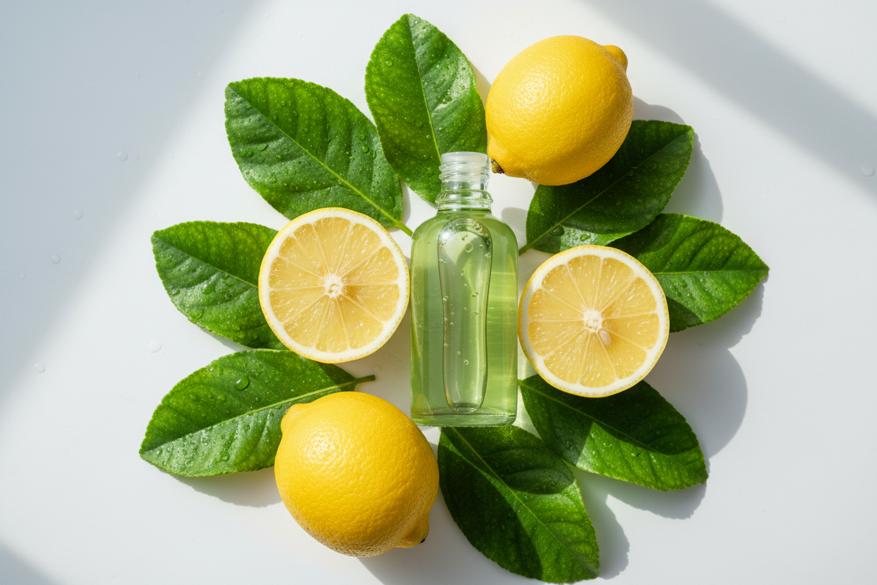 Essência de Guaco com Limão Siciliano
Fragrância herbal cítrica com notas frescas e purificantes, ideal para cosméticos, sprays e velas naturais

Nome Técnico: Essência Aromática de Guaco com Limão Siciliano

NCM: 3302.90.90

Composição: Mistura de compostos aromáticos naturais e sintéticos, com base solúvel (ex: propilenoglicol), inspirada no aroma da planta guaco e do limão siciliano
sem texto na imagem
Outros Nomes: Essência Herbal Cítrica, Aroma de Guaco-Limão