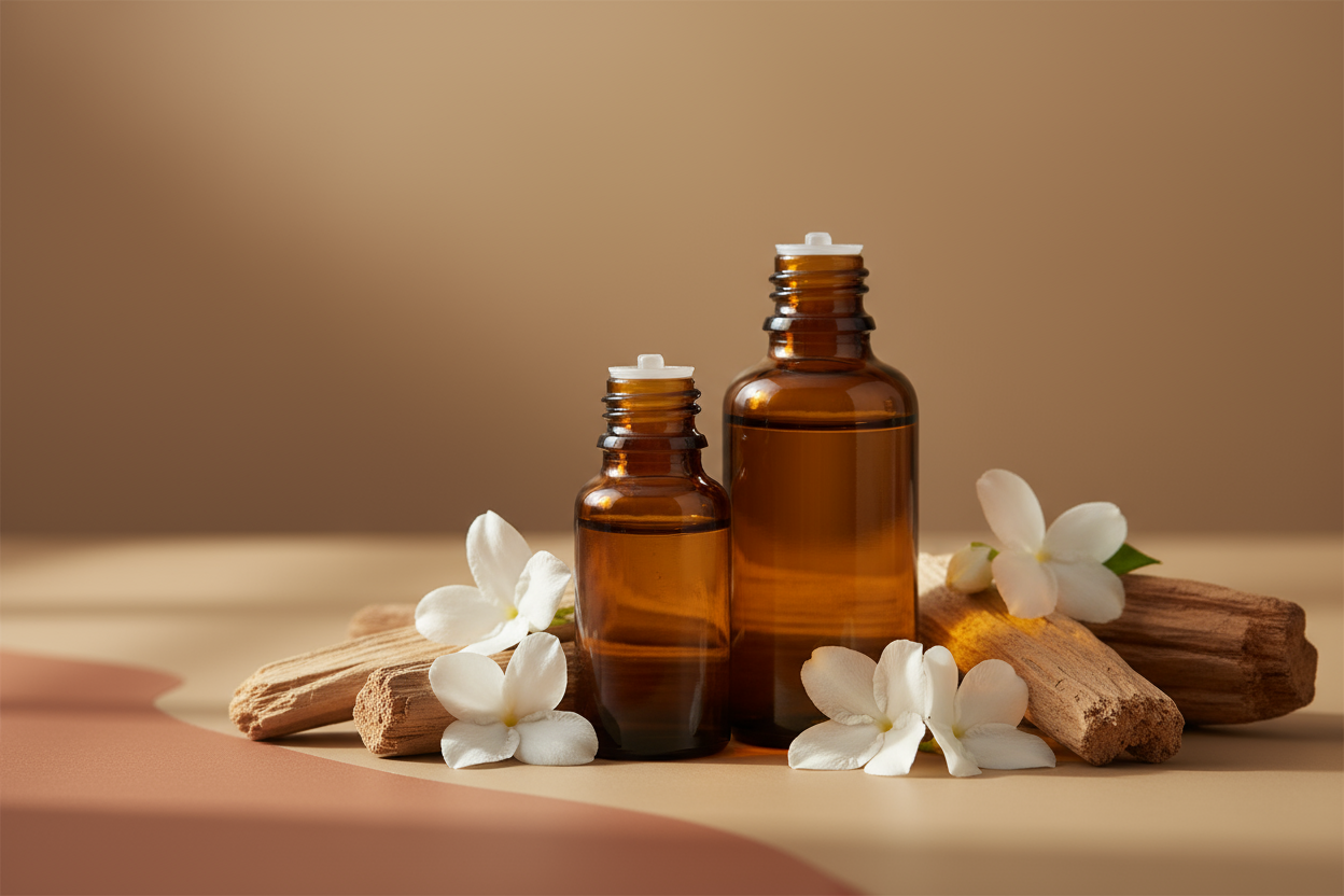 Essência de Sândalo com Jasmim
Aroma refinado e exótico com toque floral-amadeirado para perfumaria, cosméticos e aromatização
sem texto na imagem
NCM: 3302.90.90

Composição: Mistura de fragrâncias naturais e sintéticas, com notas de sândalo e jasmim, em base solúvel (ex: propilenoglicol)

Outros Nomes: Essência Floral Amadeirada, Essência Oriental

Características Olfativas

A Essência de Sândalo com Jasmim une a profundidade e suavidade das notas amadeiradas do sândal