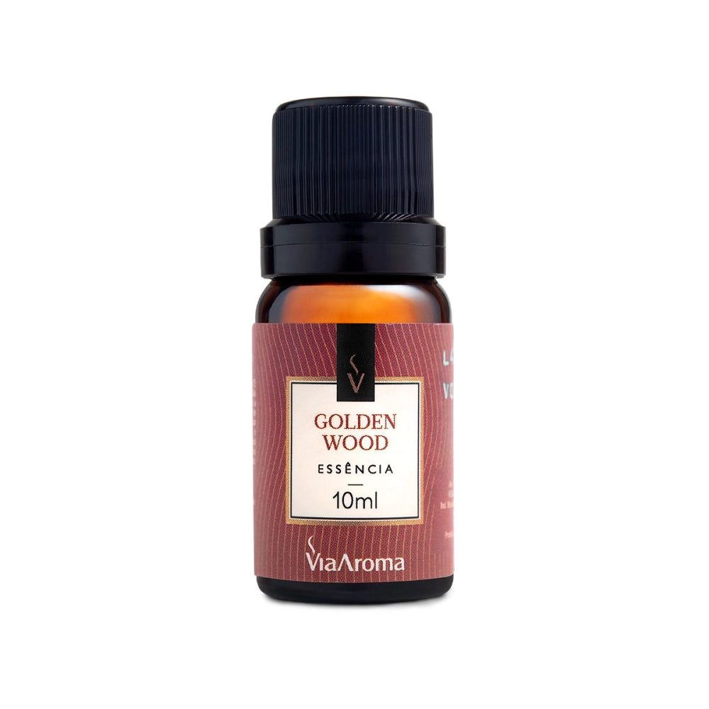 Essência Golden Wood - Via Aroma - Frasco com 10ml