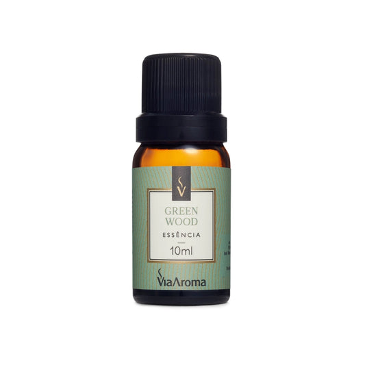 Essência Green Wood - Via Aroma - Frasco com 10ml - Mundo dos Óleos