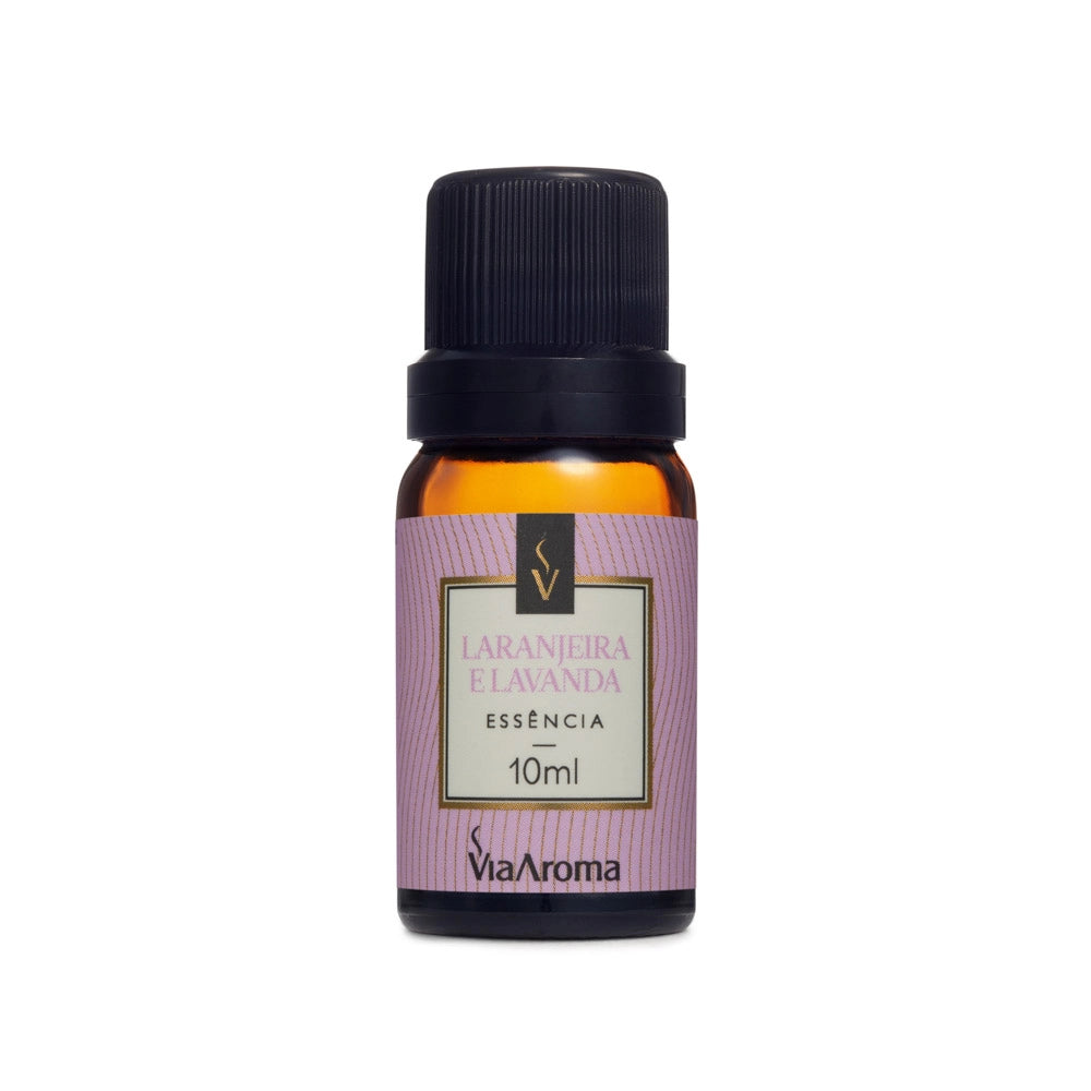 Essência Laranjeira e Lavanda - Via Aroma - Frasco com 10ml