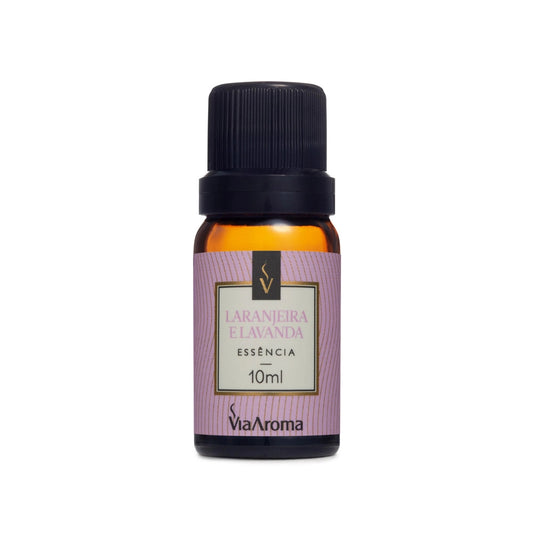 Essência Laranjeira e Lavanda - Via Aroma - Frasco com 10ml - Mundo dos Óleos