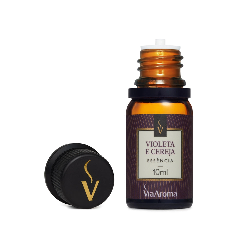 Essência Violeta e Cereja - Via Aroma - Frasco com 10ml