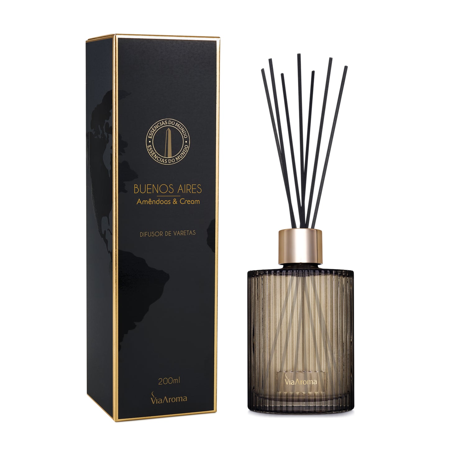Difusor de Varetas - Buenos Aires - Via Aroma - Frasco com 200ml
